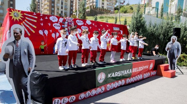 Atatürk’ün çocuklarını bayram coşkusu sardı