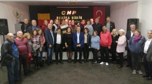 Batur CHP Belçika Birliğini ziyaret etti 