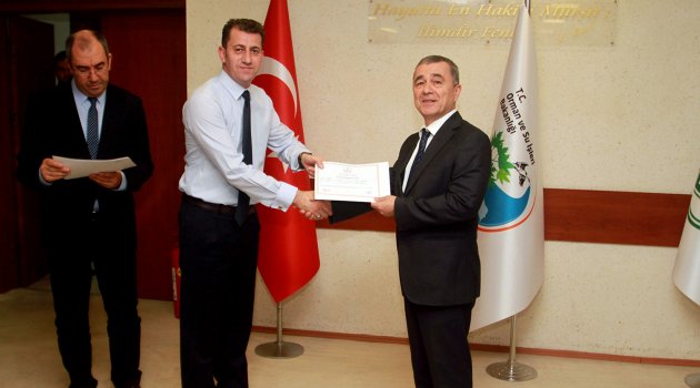 DSİ İzmir’de “sertifika”  heyecanı