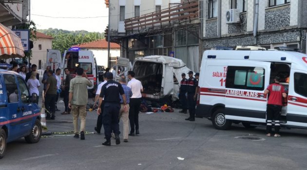 Edirne’de trafik kazası: 10 ölü