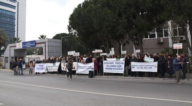 FOÇA ‘TAŞ OCAĞI’NA İTİRAZ ETTİ