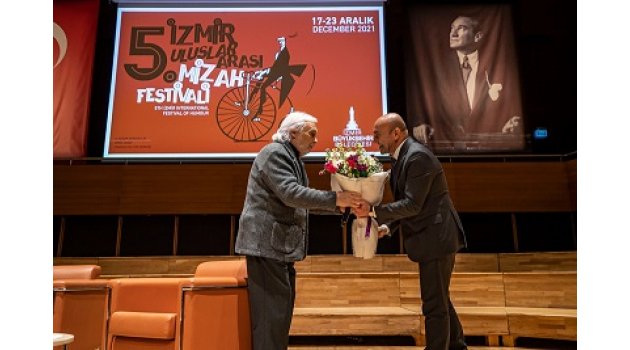 İzmir Uluslararası Mizah Festivali’nde “Onur Ödülü” Müjdat Gezen’in