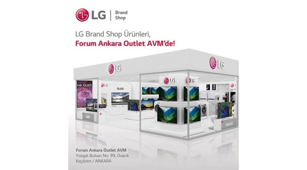 LG, Ankara’da Yeni Bir LG Brand Shop Daha Açtı!