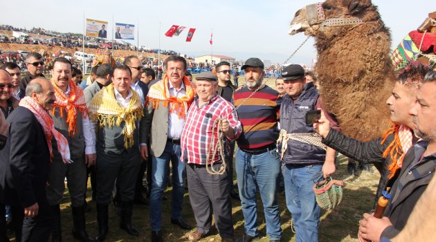 Menderes Deve Güreşlerine Onbinler Katıldı