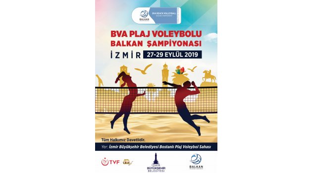 Plaj Voleybolu Balkan Şampiyonası İzmir'de