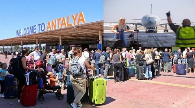 Rekor: Antalya’ya bir günde 386 uçak indi, 68 bin turist getirdi