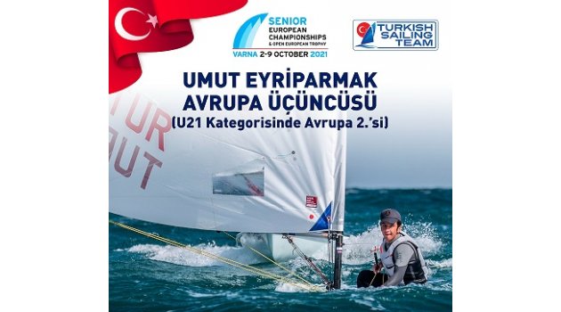 Umut Eyriparmak Avrupa Üçüncüsü