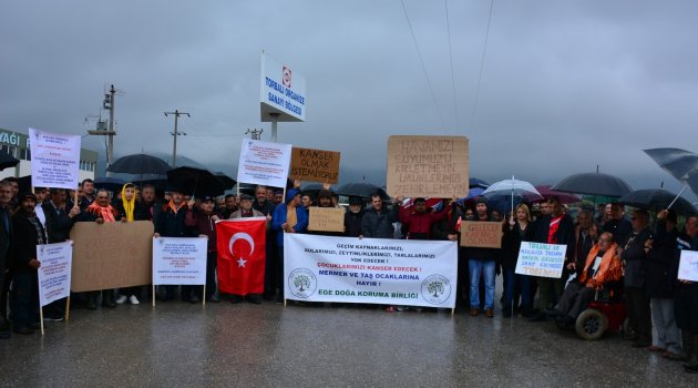 Uygur’dan akü tesisine tepki