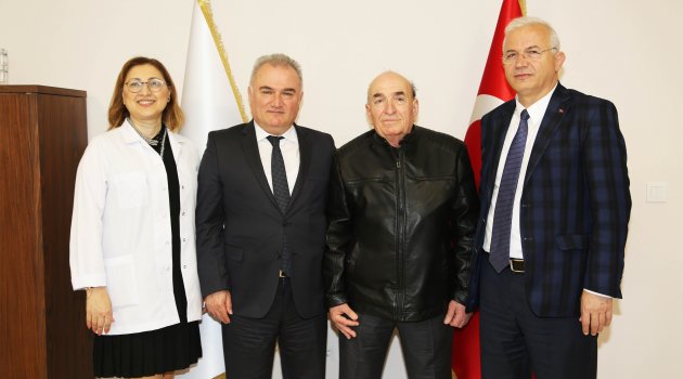 YENİ AÇILAN HASTANEYE DUYGULANDIRAN ZİYARET…